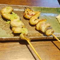 新宿うな鐵 はなれ - 肝、串巻き