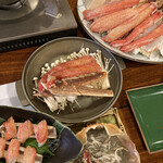かに満 - 蟹刺し　蟹バター焼き　蟹鍋　蟹味噌♪♪♪♪