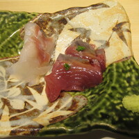 鮨 権左衛門 - カツオ　スジアラ