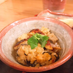 うなぎ割烹 きた八 - 三杯目はお出汁と共に。四杯目はお好みで‪♬