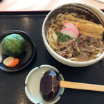 くまもと中央カントリークラブ - 肉ゴボウ天うどん