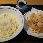 Uesuto Udon - かき揚げぶっかけ  690円