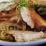 塩そば専門店 桑ばら - アワビの肝出汁冷やしそば