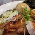 塩そば専門店 桑ばら - アワビの肝出汁冷やしそば