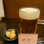 Koshitsu Izakaya Izakayarabo - 生ビールとお通し