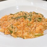 トリワイン ＰＩＫＯＳＨＨＨＵ - 魚介のトマトクリームリゾット