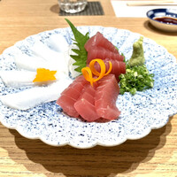 手打ちそば 大石 - イカと鮪のお刺身