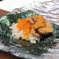 寿司 なかご 別邸 - 寿司 雲丹いくら手巻き