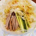 鶏舎 - 冷やし葱そばネギまし