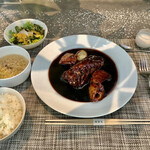 熱香森 - 葡萄と黒酢の特製酢豚ランチ　1800円