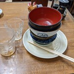 和田食堂 - 完食タワー(笑)