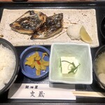 鍛冶屋 文蔵 - ランチ 焼き魚定食 サワラ西京焼き