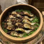富小路 やま岸 - 鮎ご飯