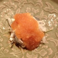 神楽坂 石かわ - ふくの酢橘和え