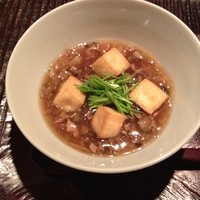 神楽坂 石かわ - 揚げ豆腐　すっぽんの餡
