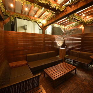 完全個室や半個室完備◎屋上テラスでは、手ぶらでBBQを！