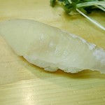 福鮨 - ひらめ昆布〆