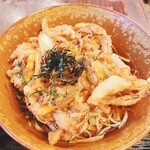 平成食堂 - 冷たいかき揚げ蕎麦