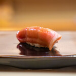 日本橋蛎殻町 すぎた - 鮪の血合いぎしの漬け