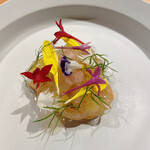 IZA - 赤エビのマリネ