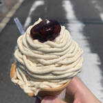 スイートキッチン アドレ - 料理写真:和栗モンブランソフト   550円(税込)