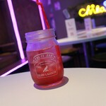 韓国料理×チーズ チカポチャ - 美酢ザクロソーダ割り(500円)