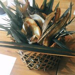 神楽坂うしやま - 鮎の鵜籠盛り