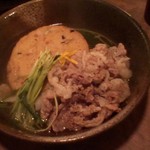 虎徹 - がんもどきと豚肉炊いたん