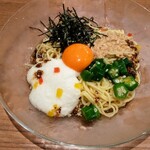 イタリアンダイニングDONA - ねばねばパスタ(1243円)