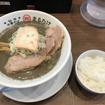 中華そば まるたけ - 全部のせ こいにぼ1170えん 小ライス80えん