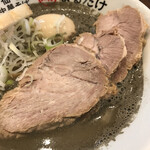 中華そば まるたけ - 全部のせはデカいチャーシューが3枚