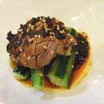 cinnabar 辰砂 - 豚豆とキュウリのラー油和え