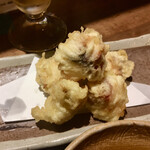 うどん棒 - 地だこの天ぷら　　これおすすめ！
      プリプリ柔らかく旨みたっぷり。