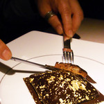 ベージュ アラン・デュカス 東京 - デザート　カレシャネル