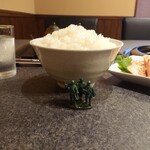 焼肉 松月 - ライス大380円　側面