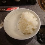 焼肉 松月 - ライス大380円　3口目終了時点
