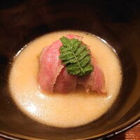 愚直に - 山形牛と賀茂茄子のお椀