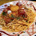 洋麺屋 五右衛門 - カルボナーラチリトマト