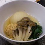 味心 すず木 - 小かぶの焚き合わせ。