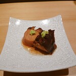恵比寿 鮨 ふじまさ - 柔らかく煮たタコ