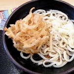 ゆで太郎  - 冷やしかき揚げ