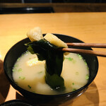 和食 たかもと - 味噌汁の具材