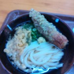 讃岐うどん 上原屋本店 - かけ小　ちくわ天乗せ