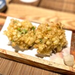 Hiroju - とうもろこしと枝豆のかき揚げ
