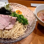 肉食ダイニング あさひ - 冷製魚介つけ麺850円