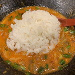 まぜ麺 田しゅう - 麺と風味が変わり、これまた旨し