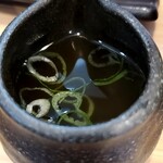 隆勝 - 最後は割スープをもらってスープ割りにします。