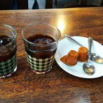 安曇野 - アイスコーヒーのサービスが有ります♪