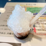 ブラッスリー それいゆ - ミニかき氷 (暑い日、お店のお心遣い)