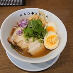 Ramen Kadokura - 和風醤油 極 味玉のせ